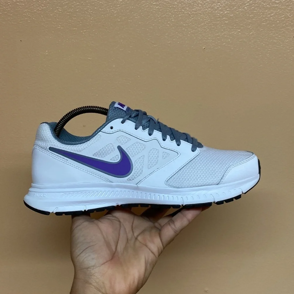Nike Downshifter 6 White Purple Grey